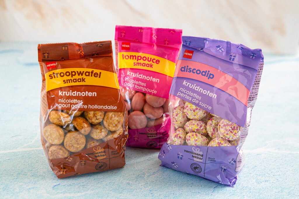 Hema Kruidnoten typical Dutch flavors